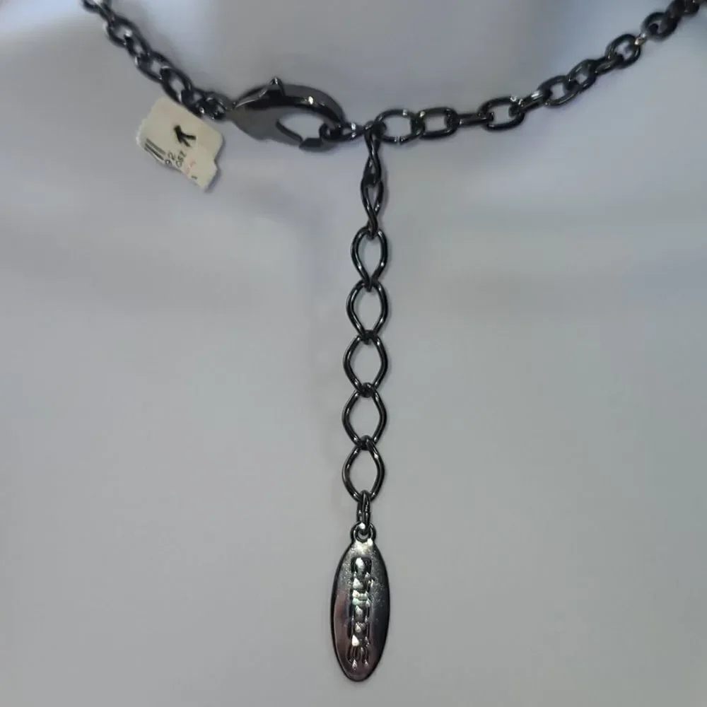 Chico's Statwment Layered Necklace Bronze tone